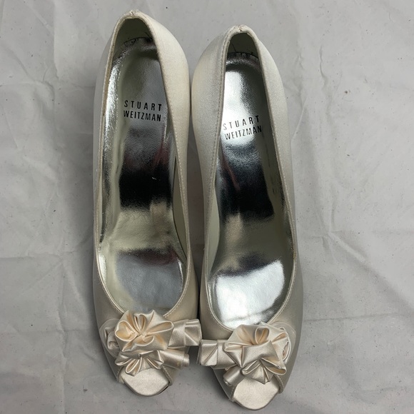 Marimbow 9.5 N Stuart Weitzman satin dyable heel - Picture 2 of 8